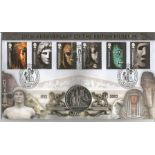 250th Anniversary of The British Museum coin FDC PNC. 1 crown coin inset. 7/10/2003 Great Russell