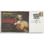 Christopher Lee signed Hammer Film Cover Dracula starring Peter Cushing and Christopher Lee. Clapper