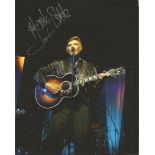 Marty Wilde signed 10x8 colour photo. English singer and songwriter. He was among the first