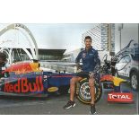 Daniel Riccardo signed 12x8 colour photo. Australian racing driver who is currently competing in