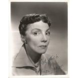 Freda Jackson signed 10x8 b/w photo. English stage actress who also worked on the stage and well