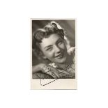 Yvette Lebon signed vintage b/w small photo. 14 August 1910, 28 July 2014 was a French actress. Good