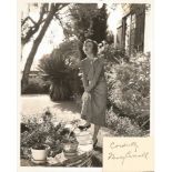 Nancy Carroll small signature piece with 10x8 b/w photo. English actress. Good Condition. All signed