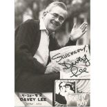 Davey Lee signed 6x4 b/w photo. American child actor. He appeared in six feature films between