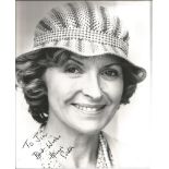 Hannah Gordon signed 10x8 b/w photo. Dedicated. Scottish actress. Good Condition. All signed items