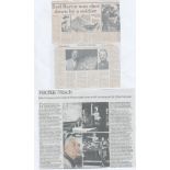 Three unusual German news items. 1 The Sunday Times 23 November 1997 Red Baron Shot Down by