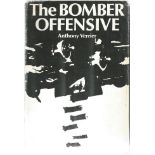 Multi signed The Bomber Offensive hardback book by Anthony Verrier. Signed on inside page by Leonard