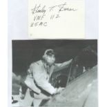 Captain Stanley T. Synar. Signature of US Marine Corps Ace In 1941, he was the first of six brothers