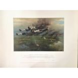 World war 2 Battle of Britain aviation print.24x18 Coloured print 6 Juin 1944 Derniere Patrouille de