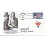 Fred Ascani US test pilot 1951 World Speed Record signed on his own 2001 US FDC. Good Condition. All