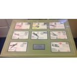 RAF commemorative flown covers 26x19 montage a tribute to group Captain Leonard Cheshire VC and