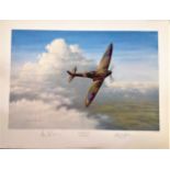 World war 2 Battle of Britain aviation print. 28x21 Coloured Print The magic of flight by the artist