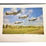 World war 2 Battle of Britain aviation print.29x23 Coloured Print Inspiration by the artist John