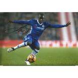 Ngolo Kante Signed Chelsea 8x12 Photo. Good Condition. All signed items come with our certificate of