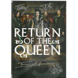 Return of the Queen signed A4 colour magazine page. Good Condition. All signed items come with our