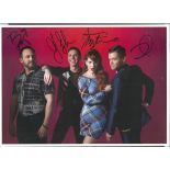 Scissor Sisters signed A4 colour magazine page. American pop/rock band formed in 2001. Good