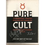 The Cult signed A4 colour magazine page. Signed by 2. British rock band formed in 1983. Before