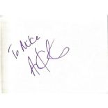 Female Tennis signed 6x4 white card autograph book collection. 30+ cards all individually signed