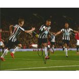 Dwight Gayle Signed Newcastle United 8x10 Photo. Good Condition. All signed items come with our