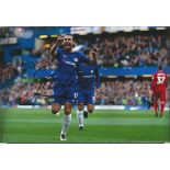 Pedro Signed Chelsea 8x12 Photo. Good Condition. All signed items come with our certificate of