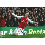 Callum Chambers Signed Arsenal 8x12 Photo. Good Condition. All signed items come with our