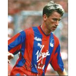 Alan Pardew Signed Crystal Palace 8x10 Photo. Good Condition. All signed items come with our