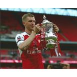 Per Mertesacker Signed Arsenal Fa Cup 8x10 Photo. Good Condition. All signed items come with our