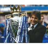 Antonio Conte Signed Chelsea 8x10 Photo. Good Condition. All signed items come with our
