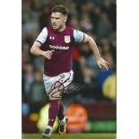 Scott Hogan Signed Aston Villa 8x12 Photo. Good Condition. All signed items come with our