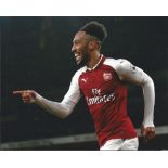 Pierre-Emerick Aubameyang Signed Arsenal 8x10 Photo. Good Condition. All signed items come with