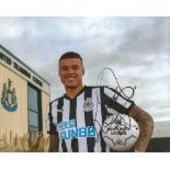 Kenedy Signed Newcastle United 8x10 Photo. Good Condition. All signed items come with our