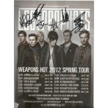 Lost prophets signed A4 colour magazine page. were a Welsh rock band from Pontypridd, Wales formed
