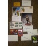 WW2 US Medal of Honour winners collection. Selection of small signed cards, pieces photo signed by