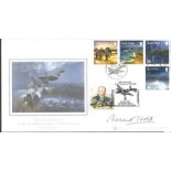 Richard Todd signed Dambusters Raid FDC. Good Condition. All signed items come with our
