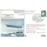 Zeppelin ace Oskar Rosch signed cover. Good Condition. All signed items come with our certificate of
