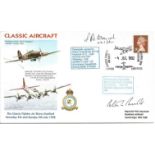 Wg Comm N P W Hancock DFC and Wg Cdr P Parrott DFC AFC signed Classic Aircraft cover. Good