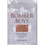 Multi signed Bomber Boys hardback book. Signed on inside title page by 14 WW2 veteran including