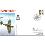 A Ingle Battle of Britain pilot WW2 signed 1997 Spitfire cover. Good Condition. All signed items