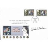 Apollo 12 Astronaut Richard Gordon signed 2010 Isle of Man, Man on the Moon cover dedicated to his