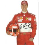 Michael Schumacher signed 8x6 colour photo. Good Condition. All signed items come with our