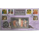 Pam Rhodes signed The Adoration of the Magi coin cover. Benham official FDC PNC, with Isle of Man
