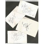 Jack Jones and Duran Duran signature pieces. 3 signatures of Duran Duran include Nick Rhodes,