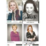 Emmerdale signed collection. Seven 6x4 photos. Signed by Nicola Wheeler, Lisa Riley, Trudie