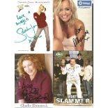 Tv presenters signed collection. Includes Sarah-Jane Honeywell, Pollyanna (2), Chris Jarvis (3),