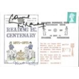 Lawrie Mcmenemey and Matt Busby signed Reading FC centenary Dawn cover. Good Condition. All signed