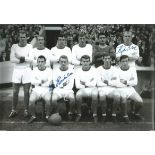 Football signed 12 x 8 photo EASTHAM & URE of Arsenal, b/w depicting a superb image showing