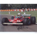 Jody Scheckter signed 10 x 8 photo F1 picture. Good Condition. All signed items come with our