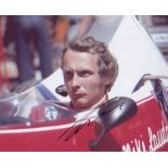 Niki Lauda signed 10 x 8 photo F1 picture. Good Condition. All signed items come with our