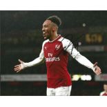 Pierre-Emerick Aubameyang Signed Arsenal 8x10 Photo. Good Condition. All signed items come with