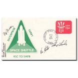 Dick Scobee Space Shuttle Challenger multisigned NASA Enterprise Ferry FDC. 1979 KSC to EAFB cover